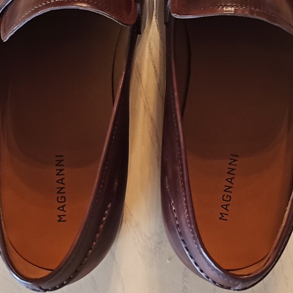 MAGNANNI Penny Loafers. Cognac. Made in Spain. Size 15. Like New Condition. - Picture 11 of 16